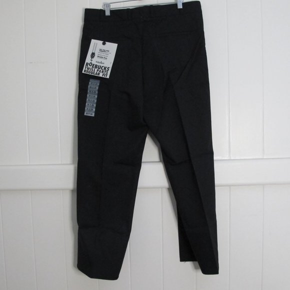 Roebucks Sears | 36x28 [Set of 2] Regular Fit Twill Workpants Wrinkle Free - Picture 5 of 5